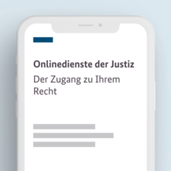 Symbolbild für Onlinedienste der Justiz