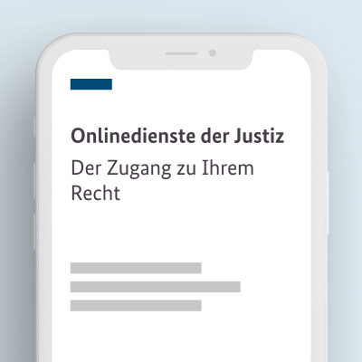 Symbolbild für Onlinedienste der Justiz